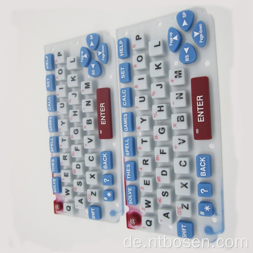 Benutzerdefinierte Fernbedienungssteuer -Silikon -Gummi -Tastatur Tastatur